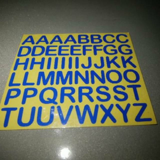 

STICKER CUTTING HURUF ABJAD
