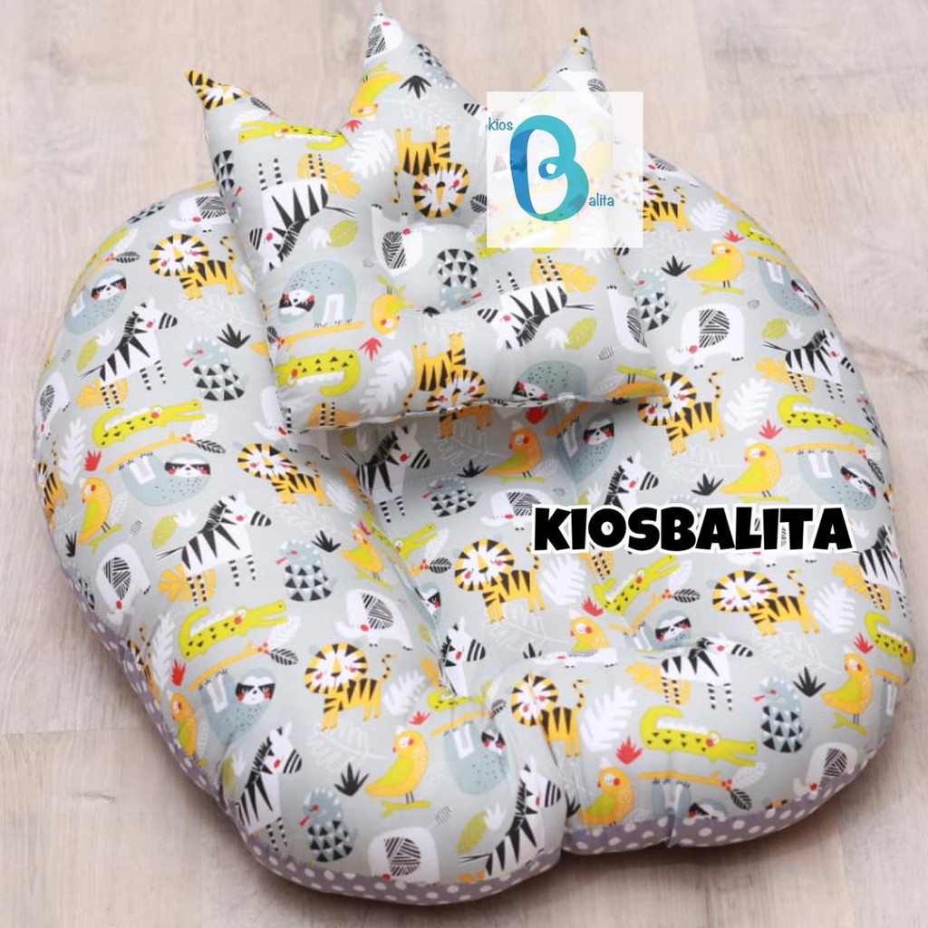 PERLENGKPAN BAYI TERMURAH / SOFA MULTIFUNGSI KASUR BAYI / ALAS STROLLER / BANTAL DOT / BANTAL PEYANG