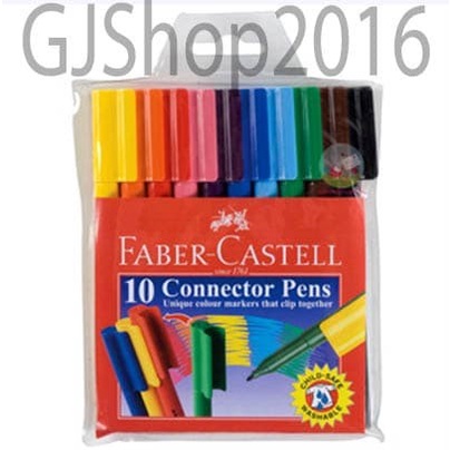 

Gaya Connector Pen Faber Castell / Spidol Warna Isi 10 Diskon