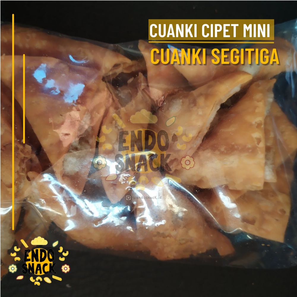 20 pcs Cuanki Cipet mini, Cuanki Segitiga CIpet Kecil topping Baso Aci