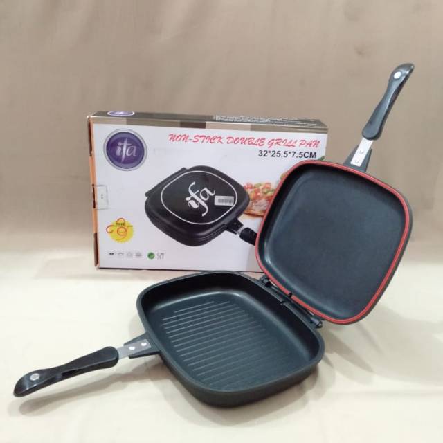 Ichef Double Grill Pan Non Stick
