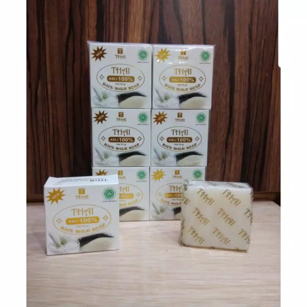 Sabun Beras THAI Kemasan Putih 50gr ~ Original 100%