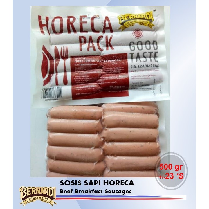 

BERNARDI Sosis Sapi Horeca 500gr