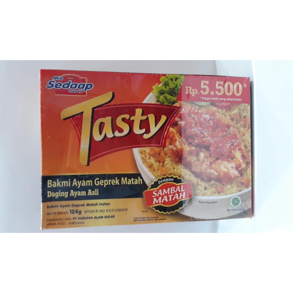

BAKMI TASTY AYAM GEPREK 124GR