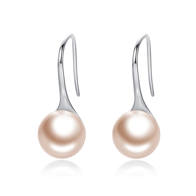 Anting Tusuk Model Mutiara Bulat Elegan Untuk Wanita/Pesta Pernikahan