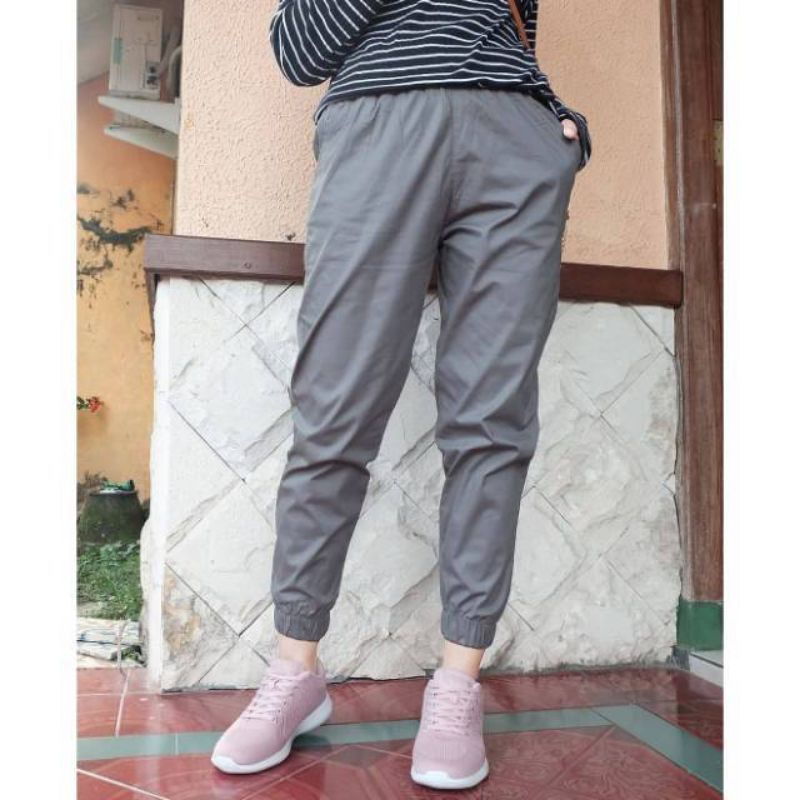 Celana Panjang Wanita Jogger Panst Katun Twill Sogo