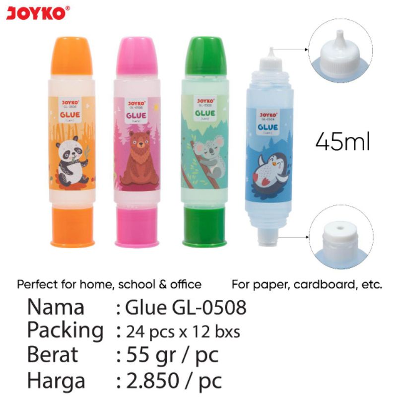 

GLue GL-0508 joyko ( harga selusin 12pcs)