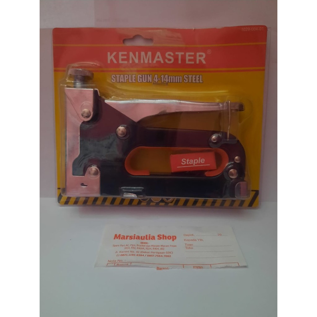 

Mesin Staples Tembak Jok Kenmaster Gun Staples 4mm sd 14mm