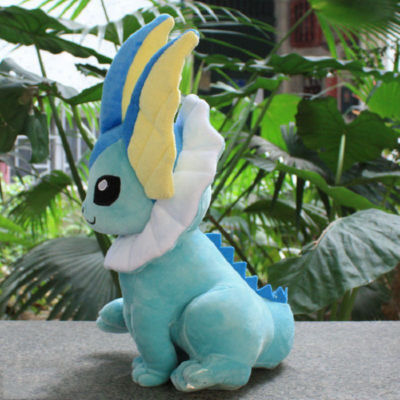 Vaporeon Ukuran Besar Pokemon Lucu Evolus Lembut Mainan Mewah Boneka Hadiah Anak Baru