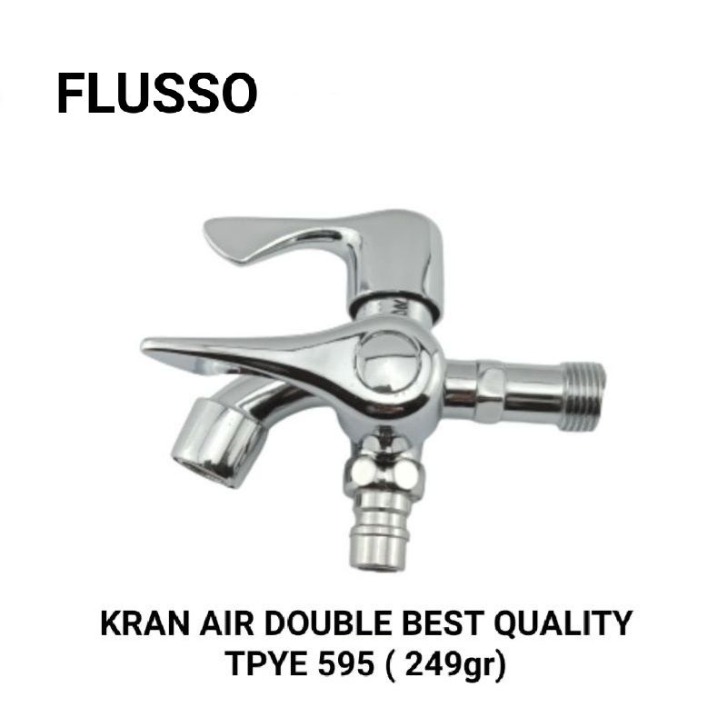 KRAN AIR 1/2&quot; DOUBLE TYPE 595 FLUSSO BEST QUALITY PRODUCT