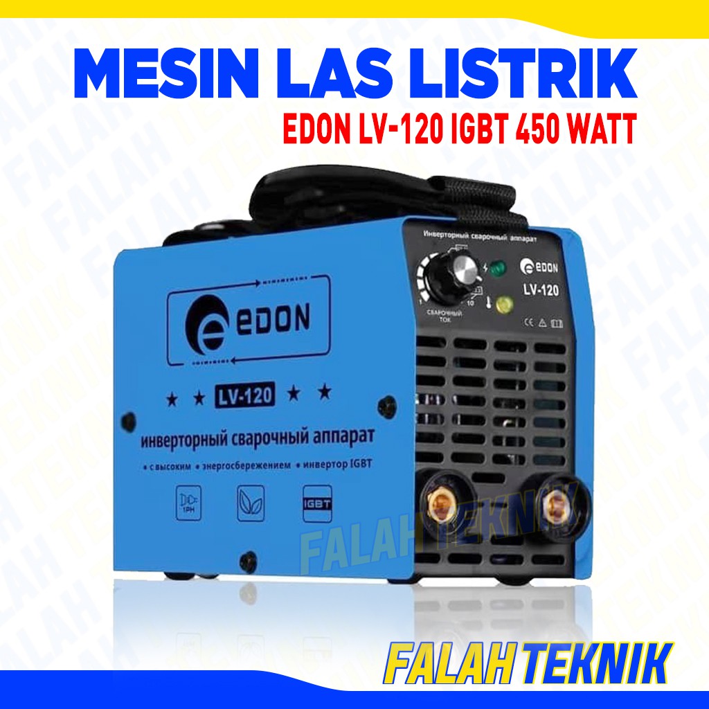  Mesin  Las  Listrik  Travo Las  EDON  LV 120 IGBT 450 watt 