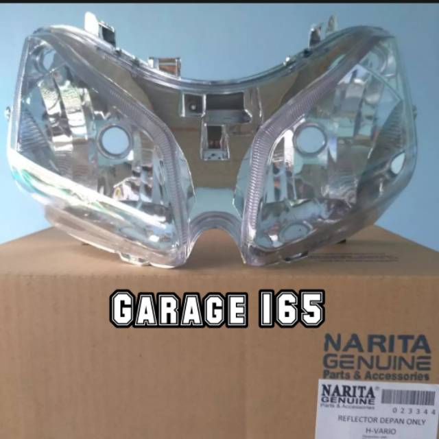 Reflektor vario 110 karbu / lampu depan vario 110 karbu