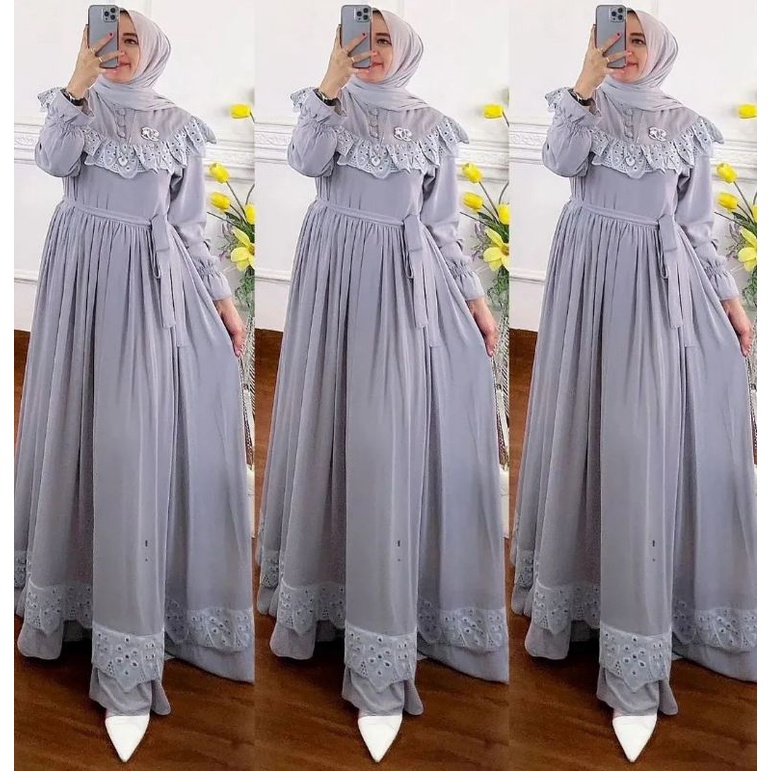 DRESS MALAYSIA RENDA FULL FURRING/RAUNA DRESS/GAMIS CERUTY BABYDOLL MIX RENDA BUSUI KANCING AKTIF/NARAYA DRESS/RACHEL DRESS CERUTY/FAR MOSLEMSTORE