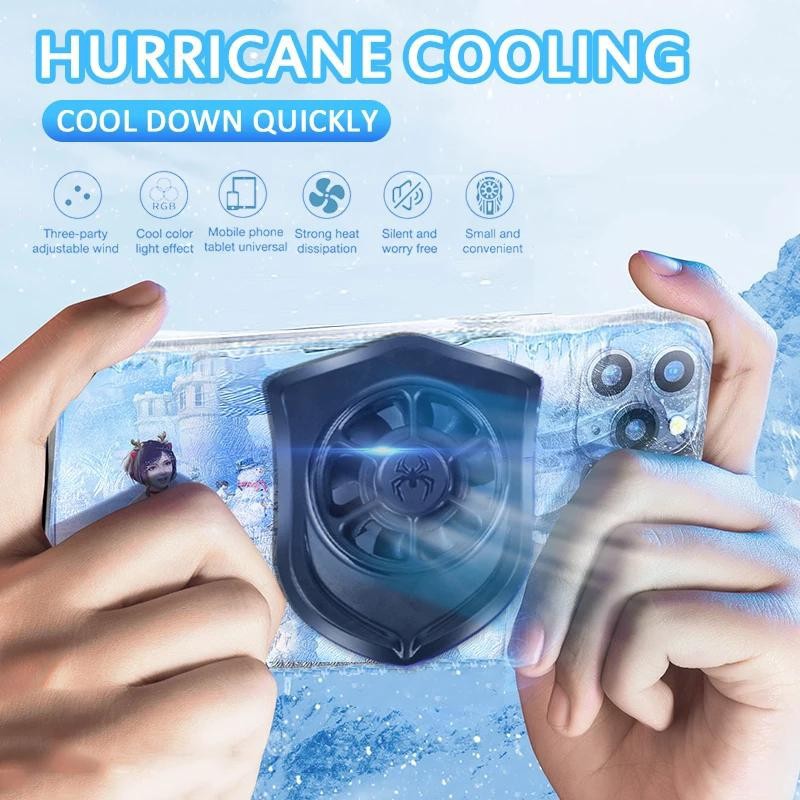 Universal Hurricane Cooling Fan Phone Tablet PUBG P11