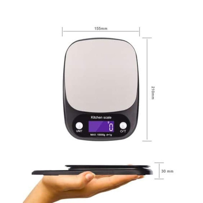 Digital Kitchen Scale 10kg Timbangan Dapur Premium High Quality