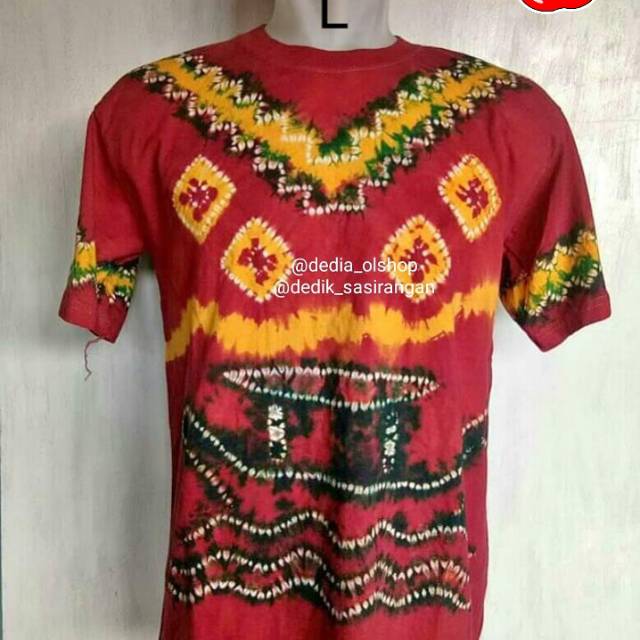 Kaos Sasirangan Lengan Pendek