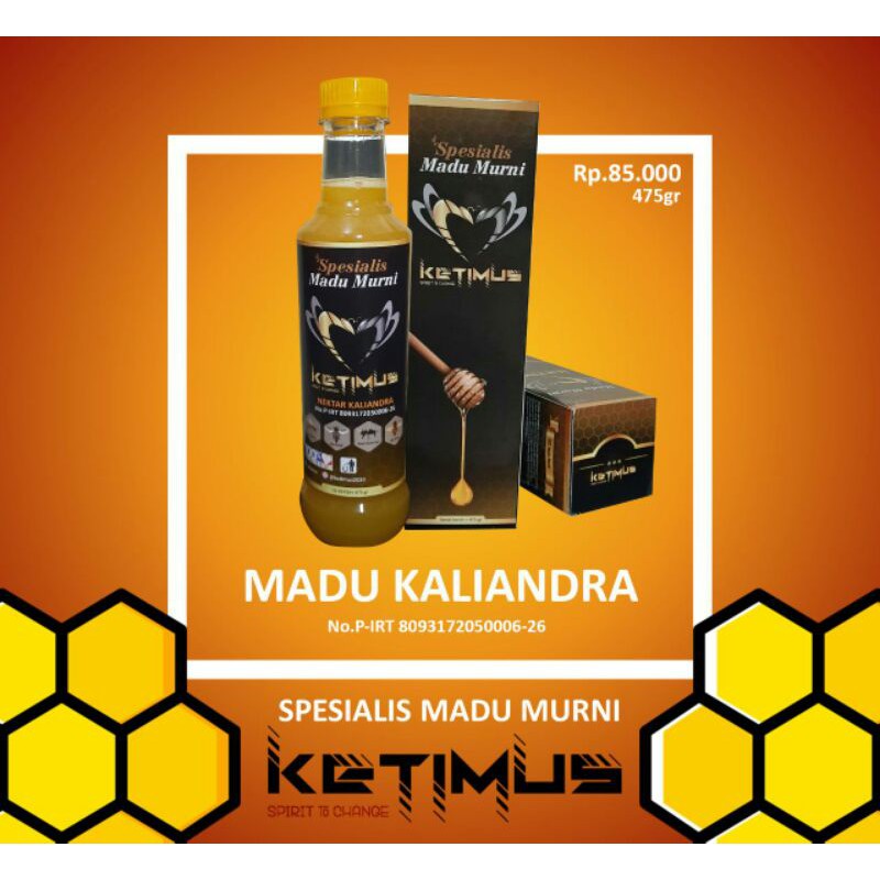 

Madu Murni KETIMUS (Madu kaliandra)