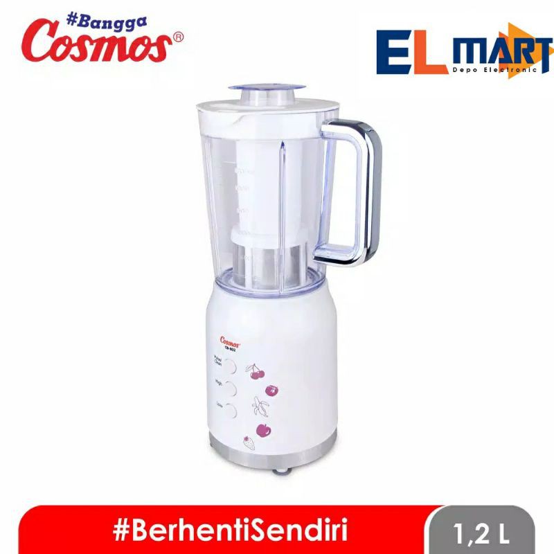 Cosmos Blenz Blender Chopper Plastik 1,2 Liter  4in1 CB 802 - CB802 1,2L Original