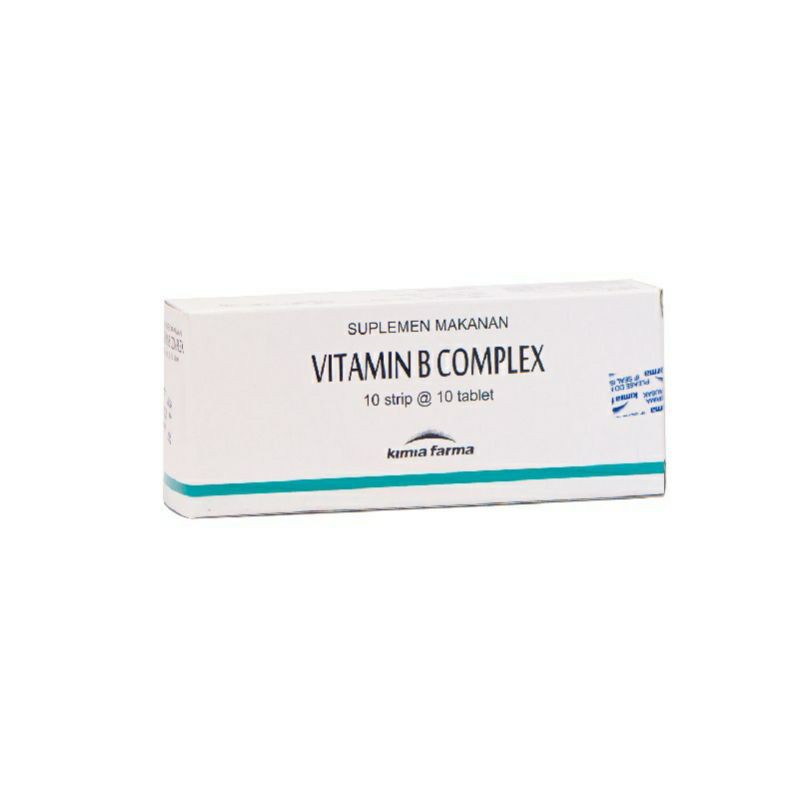 Vitamin B Komplex 100 tab penambah daya tahan tubuh
