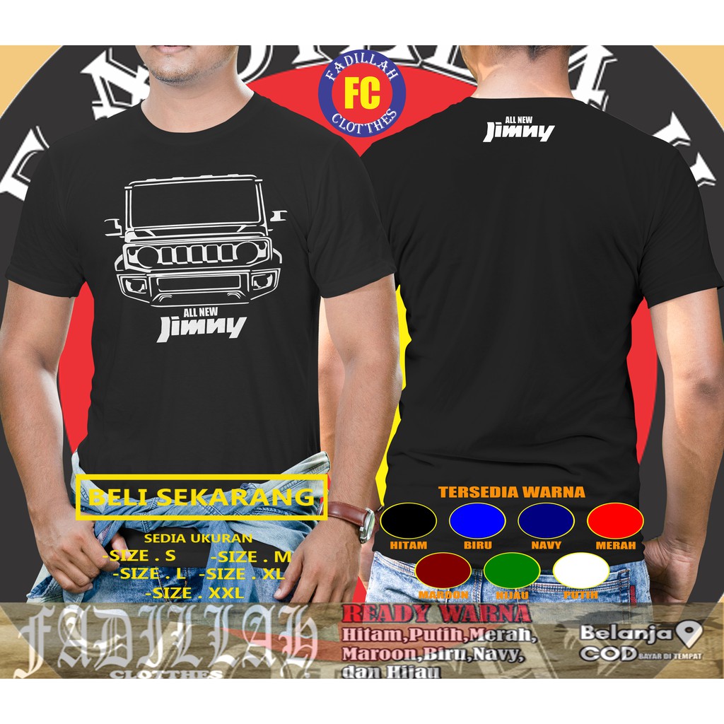 Kaos Mobil All New Jimny Baju Otomotif