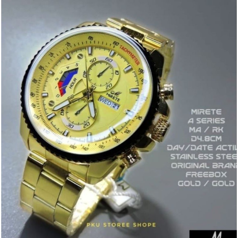 JAM TA GAN PRIA MIRETE STAINLISS STILL TAHAN AIR 5M
