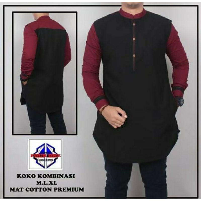 BAJU KOKO KOMBINASI KURTA PAKISTAN FO-011