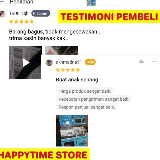 If9CodeMainan Anak Masak Masakan Modern Kitchen Set Frozen Anna dan Elsa Perempuan Happy Cooking Kad