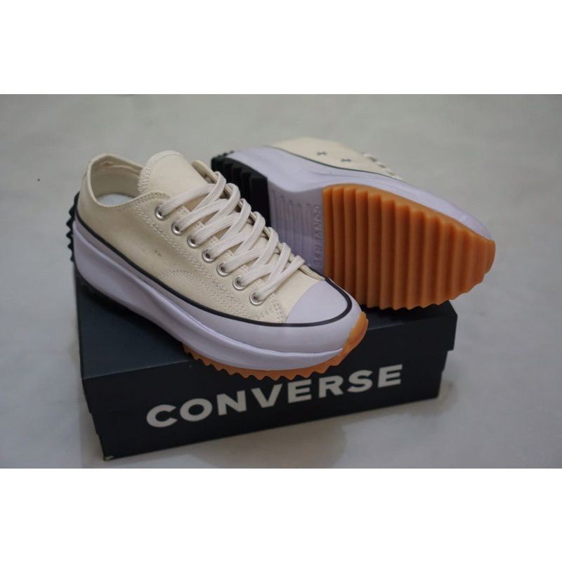 Converse Run Star Hi ox Sepatu wanita wedges premium quality COD