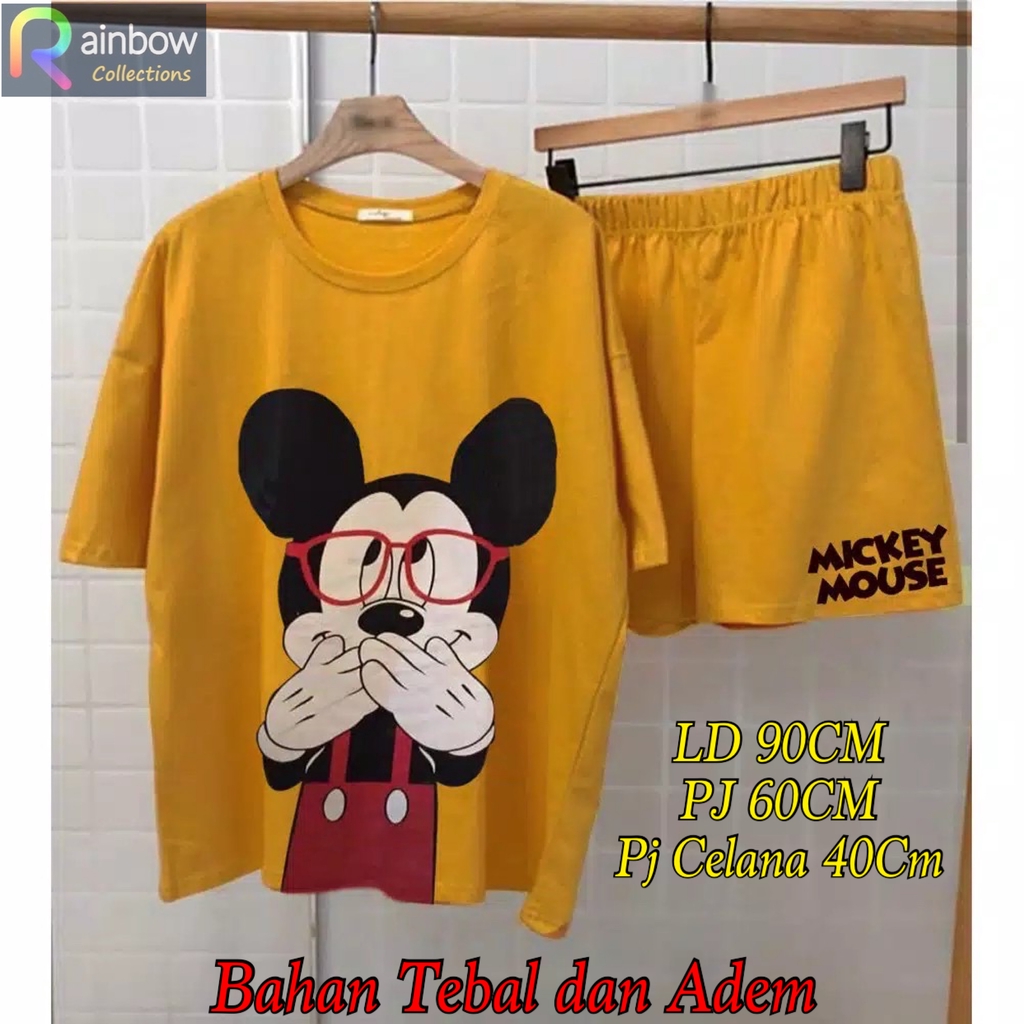 SET SETELAN MICKEY / SET MICKEY TEBAL DAN ADEM