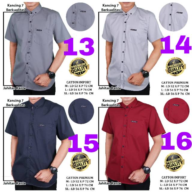 KEMEJA PRIA MENS POLOSAN LENGAN PANJANG COOLMAN PAKIAN PRIA CASUAL PAKAIAN DINAS PNS KERJA SIZE MLXL