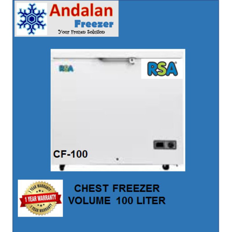 Sewa Freezer Kapasitas 100 Liter untuk 3 Bulan PLUS FREE 1 Bulan