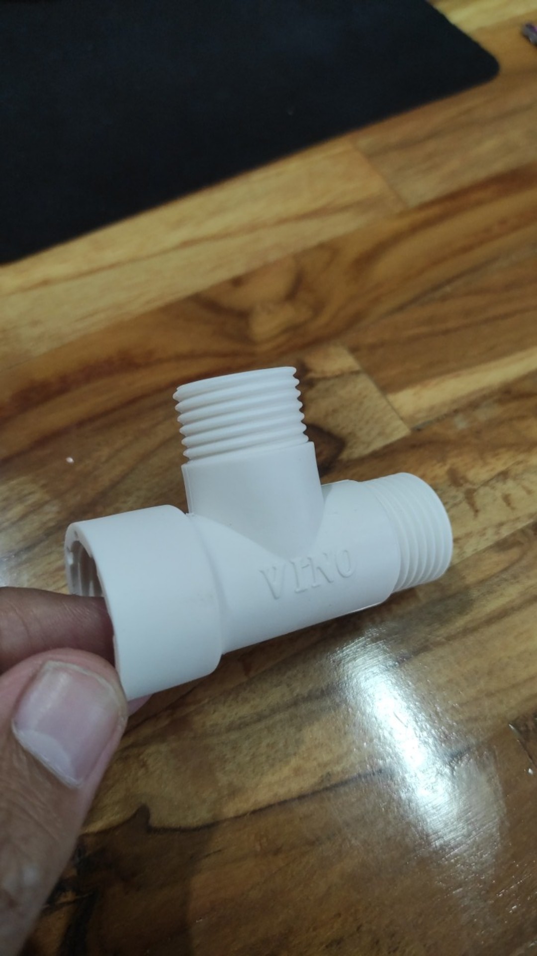 Tee Pvc Shower Closet Drat Luar Dalam / Tee Fitting Aw Putih 1/2 Inch