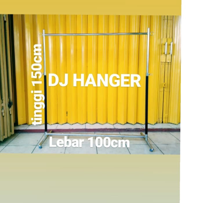 Gawangan Hanger Gantungan Baju Model pipa bulat (100cm)