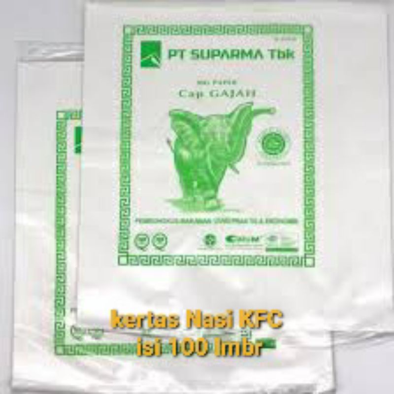 Kertas Nasi KFC Cap Gajah