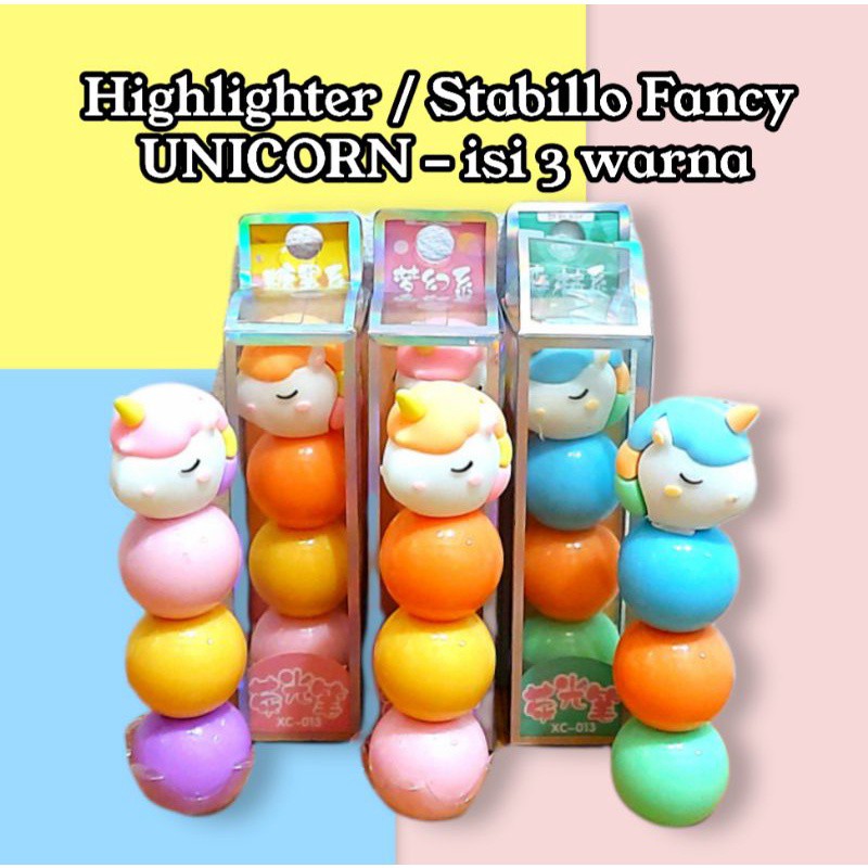 

Stabillo Susun Fancy unicorn hello Kitty 3 Warna