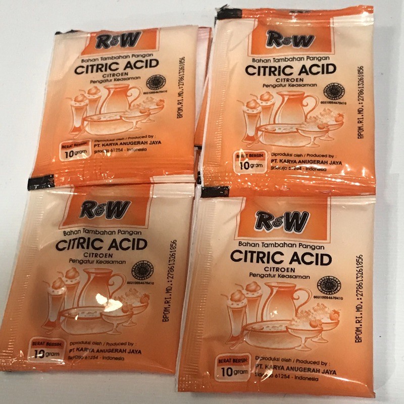 

ADK CITRIC ACID CINTRUN R&W Rajawali 10gr