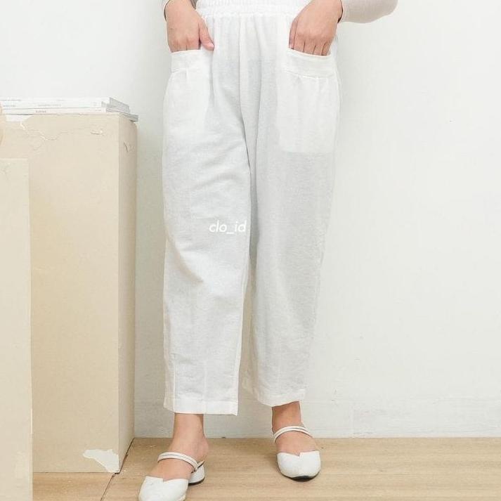 Tidak Diragukan.. CELANA HARUKA PANTS BAGGY WILLOW PREMIUM TWILL JUMBO