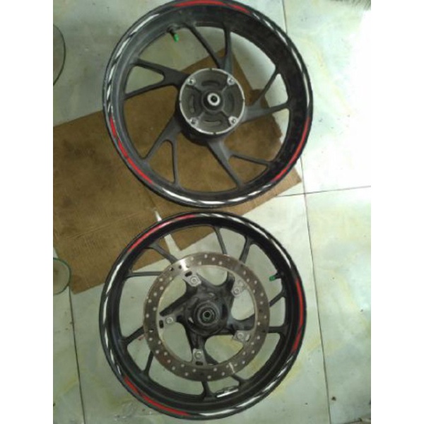 Velg Pelek Veleg Pelak Pelg Tanpa Ban Depan Belakang New CB150R Baru NCB CB150 CB 150 R 150R Facelif
