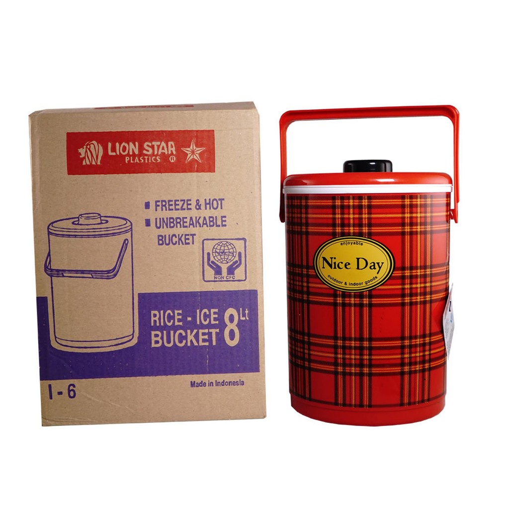 Lion Star RICE BUCKET 8 Liter / TERMOS NASI / ES LION STAR