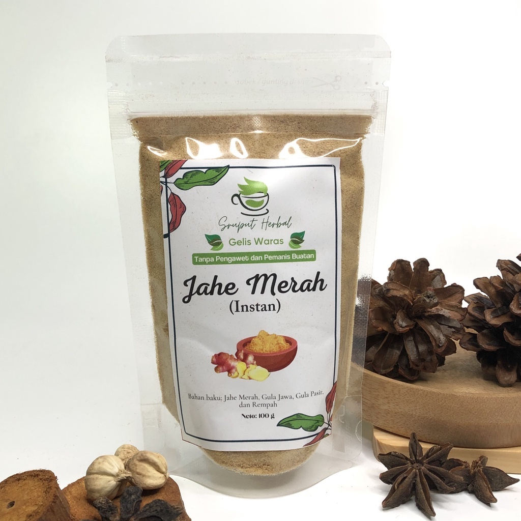 Jahe Merah Bubuk 100g Instan Gula Merah / Gula Jawa [COD]