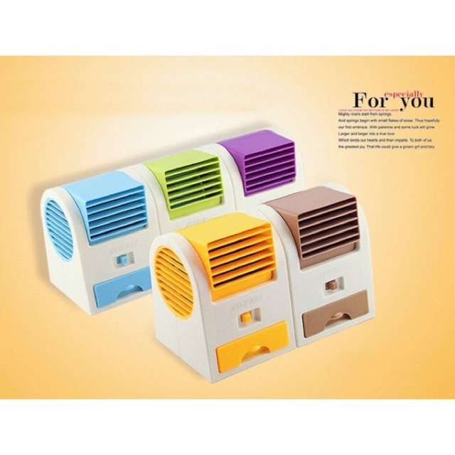 Ac Duduk Mini Fragrance Fan Kipas Angin Ready Stock