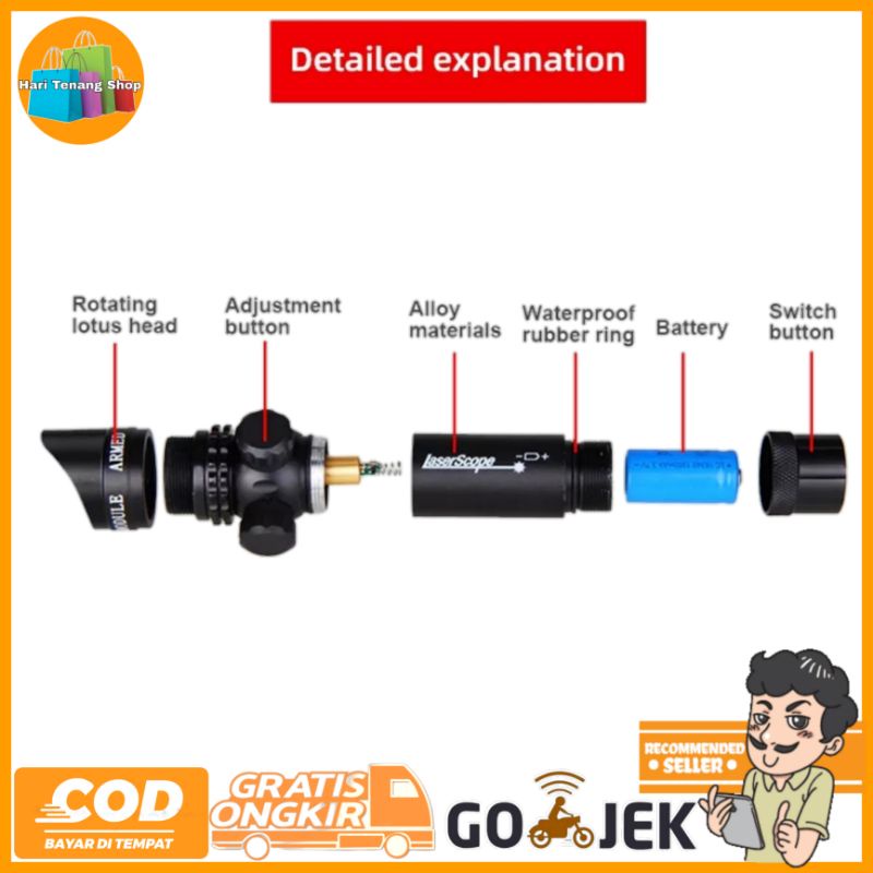 laser scope senapan/laser berburu/laser outdoor/laser import