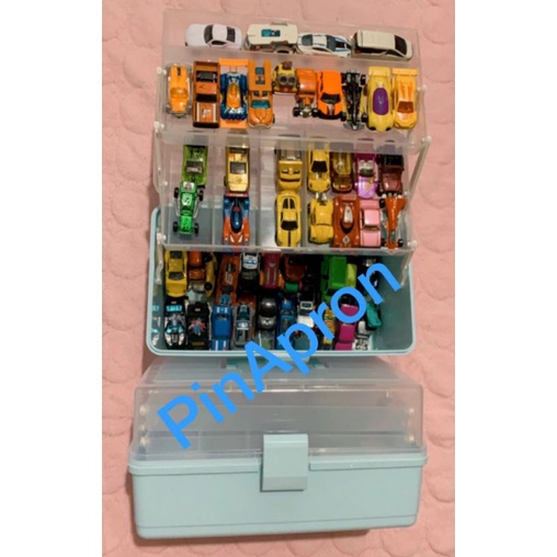 Kotak Koper Hotwheel/ Kotak Hotwheels / Box Hotwheels Travel / Kotak Sparepart Serbaguna