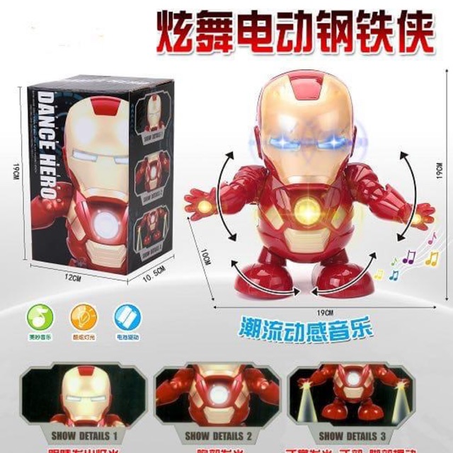 Robot IronMan robot joget mainan anak TERLARIS
