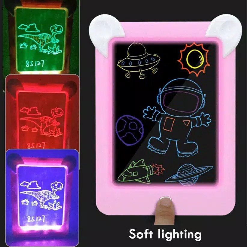 Magic Board Drawing LED 85127 - Papan Gambar Ajaib Edukasi