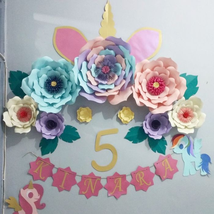 

Paper flower dekorasi bunga kertas 30