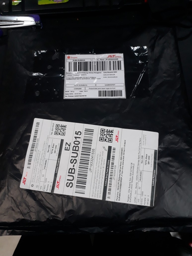 Vespa Pendek Kemeja Batik Pria Full Furing Katun Sragenan