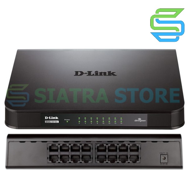 D-LINK DGS-1016A 16-Port Gigabit Desktop Switch Plastic Casing