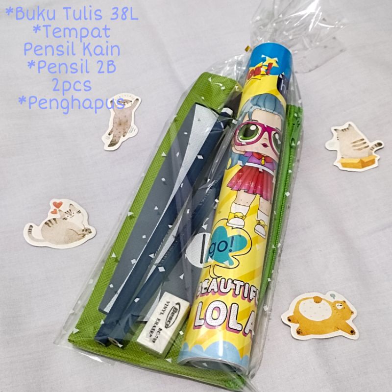 

Bingkisan Tempat Pensil/ Hampers Anak/Kado Anak