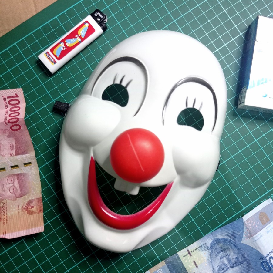Topeng Badut Clown / Topeng Badut Lucu / Topeng Badut Sirkus Murah